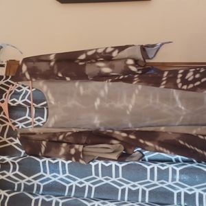 Black flowy sleeve tie-dye print cardigan